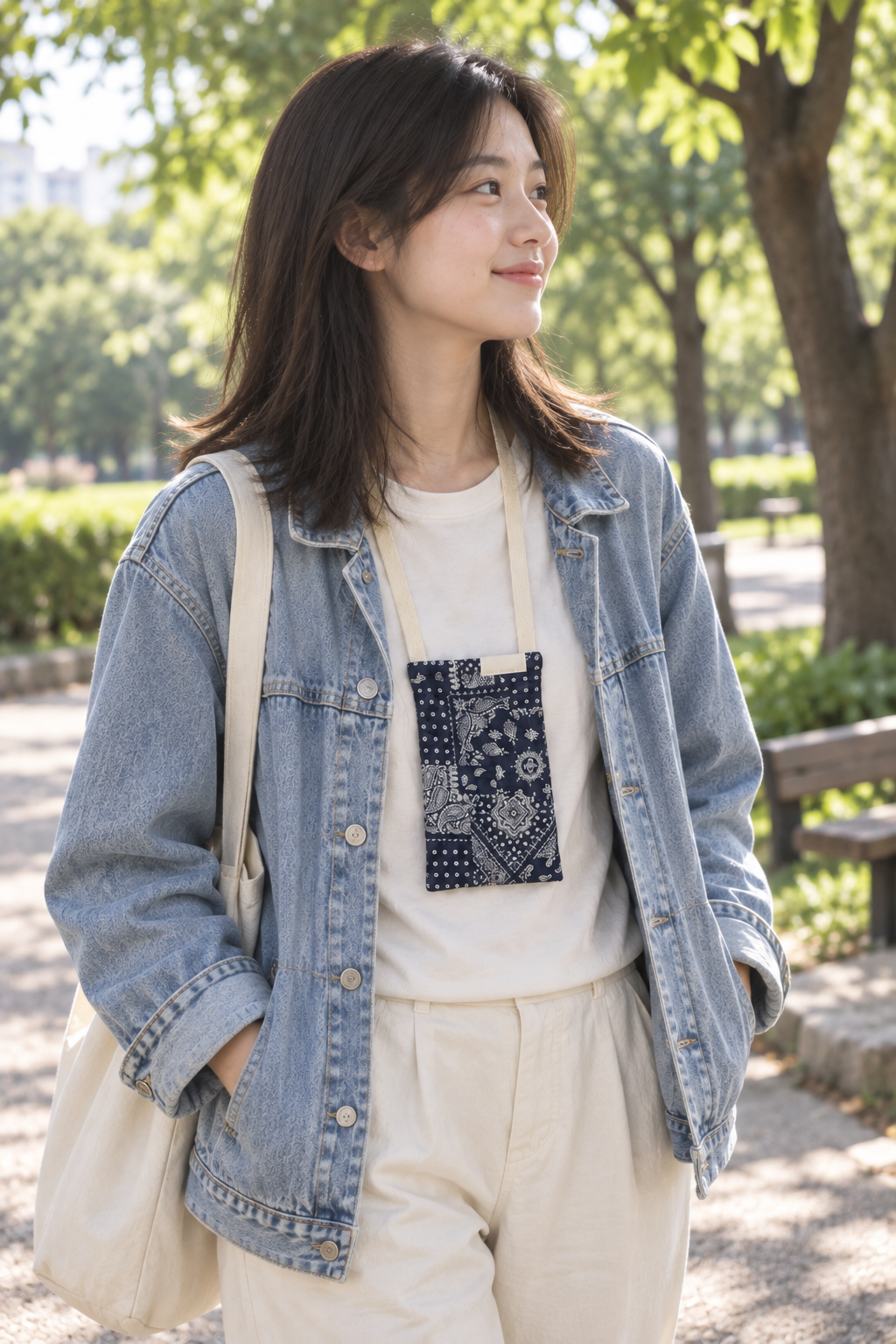 Solive 페이즐리 카테터 주머니 diy