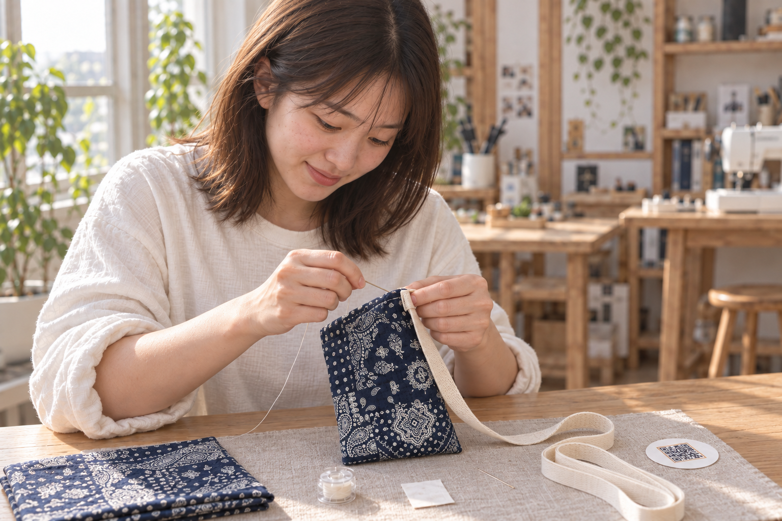 Solive 페이즐리 카테터 주머니 diy